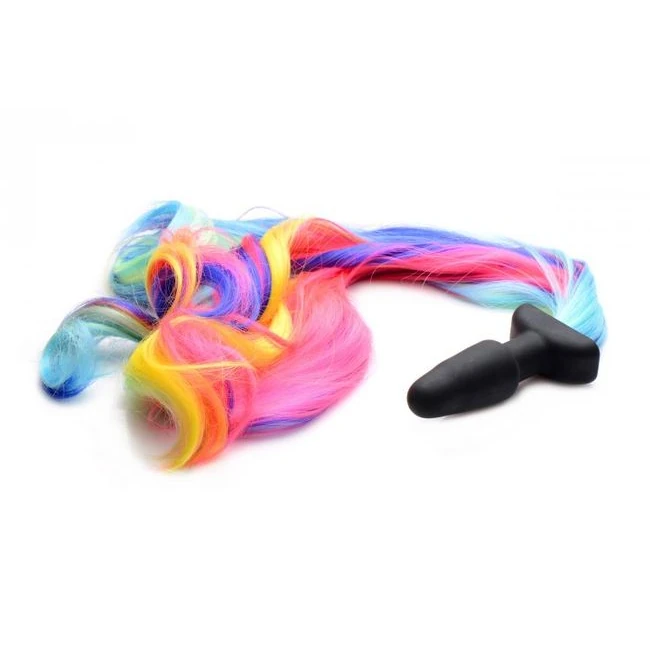 Tailz Rainbow Pony Tail Anal Plug - Material & Safety