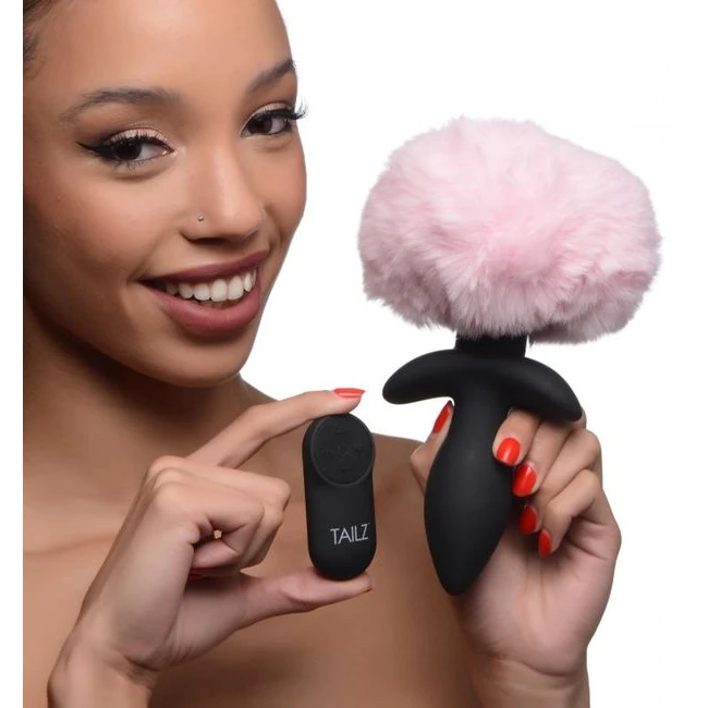 Tailz Waggerz Moving & Vibrating Bunny Tail Plug - Power & Performance