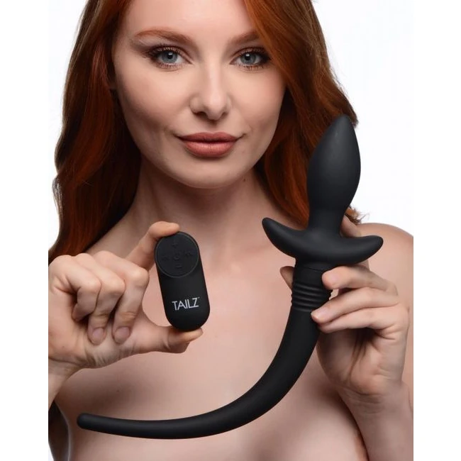 Tailz Waggerz Moving Vibrating Puppy Tail Anal Plug - How It Feels