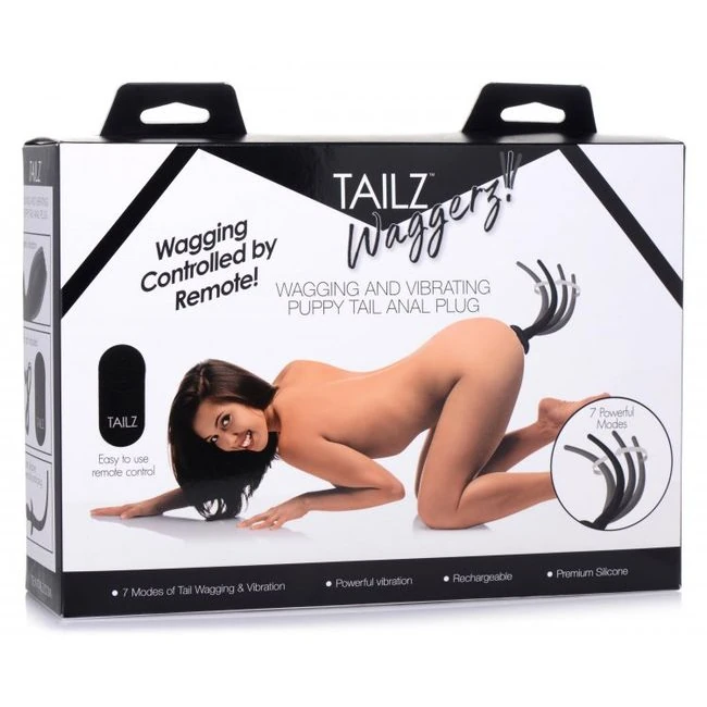 Tailz Waggerz Moving Vibrating Puppy Tail Anal Plug - Materials