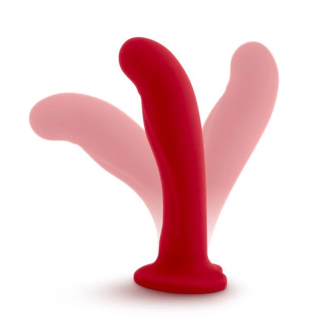 Temptasia Jezebel Crimson Red Dildo - Secure and Versatile Design