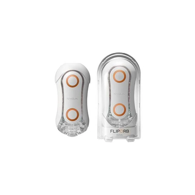 Tenga Flip Orb Sunset Orange - Internal Texture