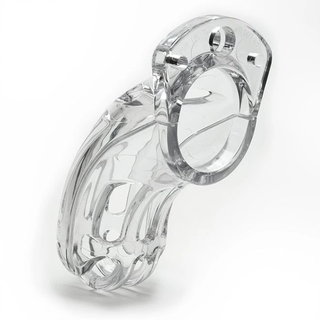 The Curve Kit 3.75in Clear Cock Cage - Please Note