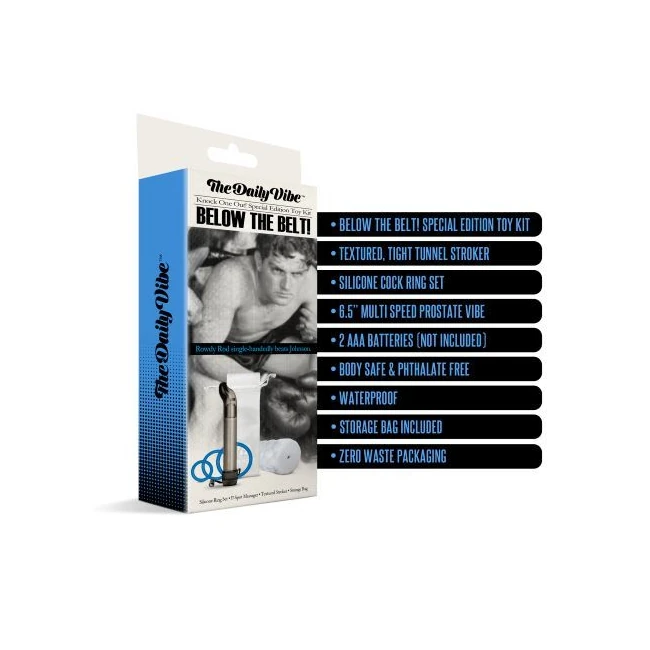 The Daily Vibe Special Edition Toy Kit Below the Belt - Specifications