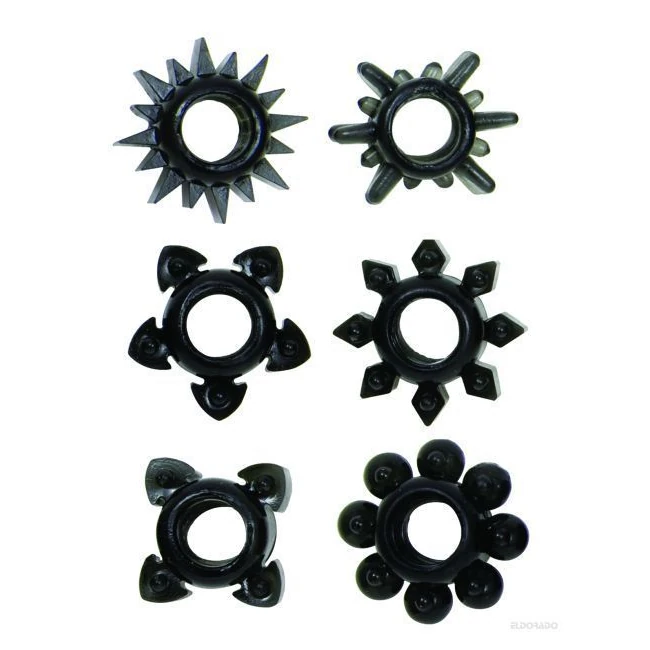 Tower of Power 6 Cock Rings - Size & Fit