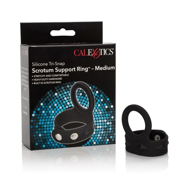 Tri Snap Scrotum Support Ring Medium Silicone - Product Specifications