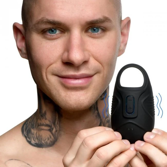 Trinity Vibes Vibrating Silicone Ball Sack - How It Feels