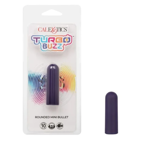 Turbo Buzz Rounded Mini Bullet Stimulator - - Vibration Modes