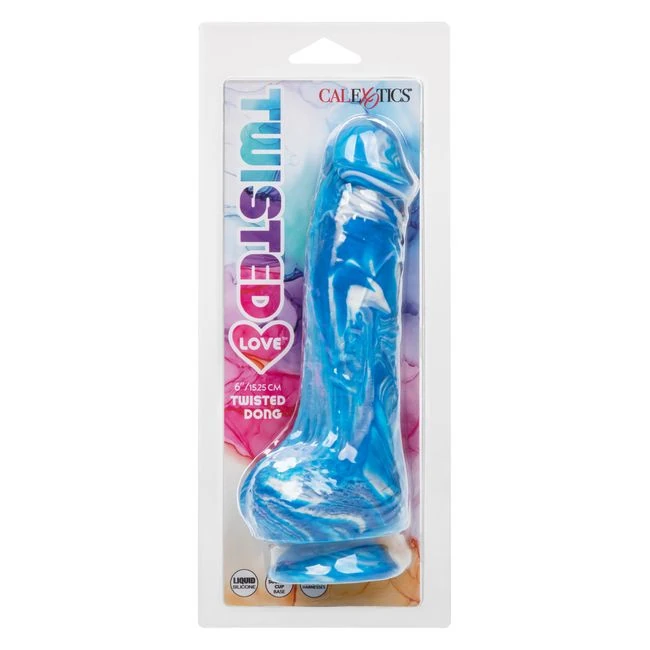 Twisted Love Twisted Dong 6 Blue - Shape & Texture