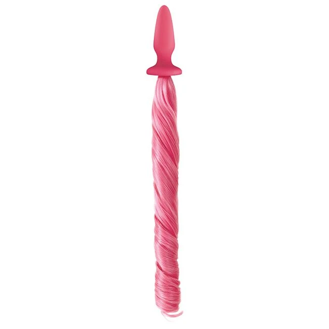 Unicorn Tails Pastel Pink Butt Plug - Shape & Comfort