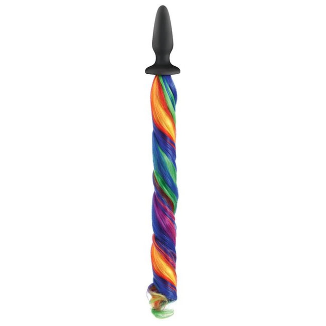 Unicorn Tails Rainbow Butt Plug - Shape & Comfort