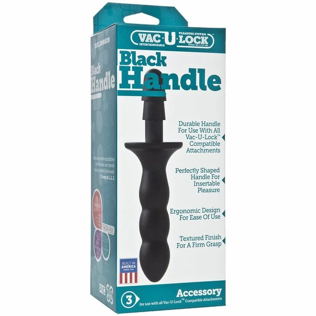 Vac U Lock Handle Black - Shape & Texture