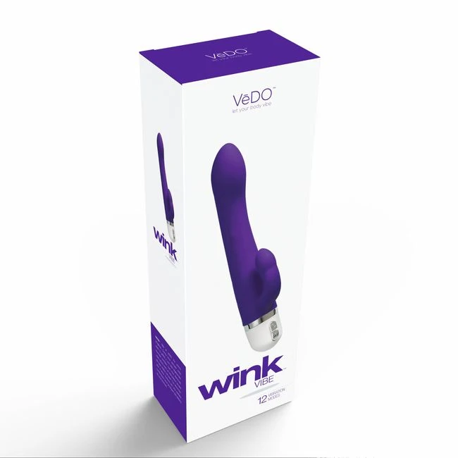 Vedo Wink Mini Vibe into You Indigo - Vibration Modes