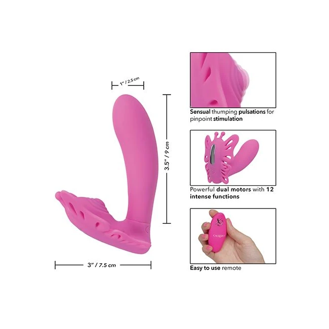 Venus Butterfly Silicone Remote Pulsating Venus G - Power & Performance