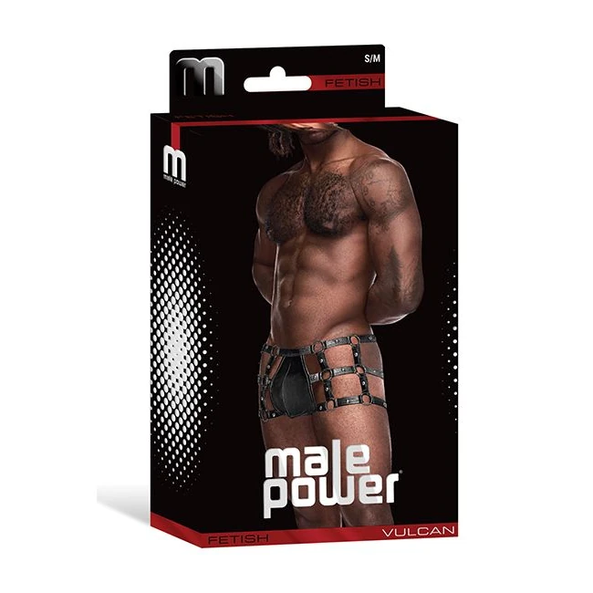 Vulcan Studded Harness Black S/m - Hardware & Fasteners