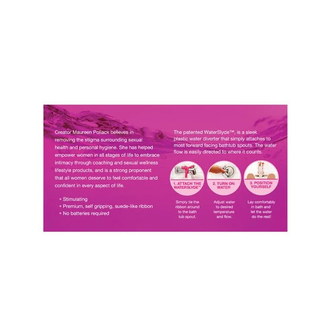 Waterslyde Pink Aquatic Stimulator - Overview