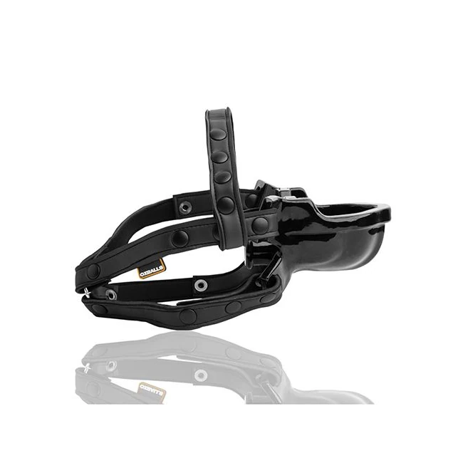 Watersport Strap on Gag Black - Shape & Texture