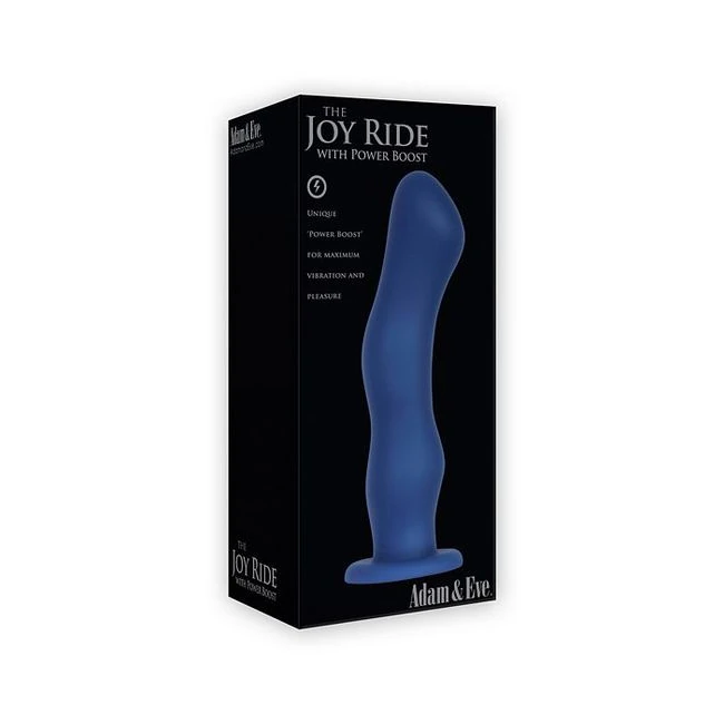 Adam & Eve Joy Ride W/pow Boost Blue Vibrator - Power & Performance