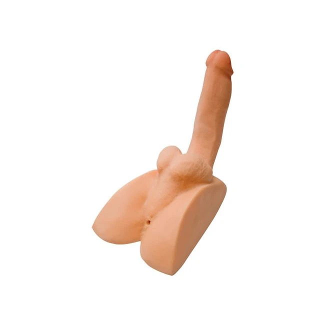 Adam Male Toys Rock Hard Cyberskin Ass Stroker - Shape & Texture