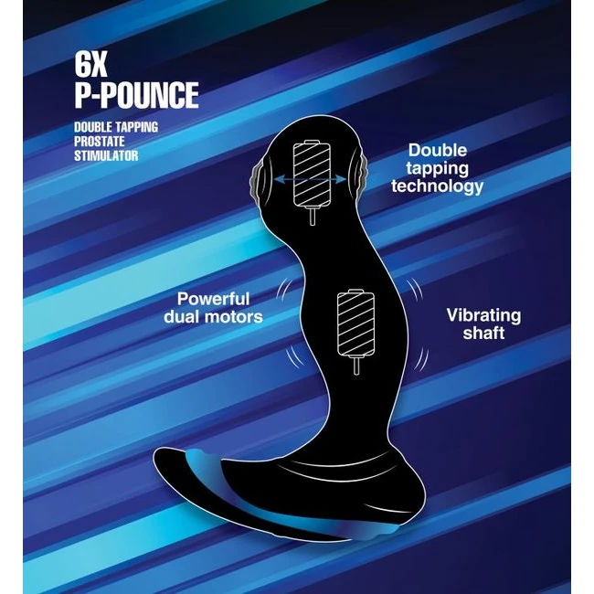 Alpha-pro 6x P-pounce Dou Thumping Prostate Stimulator - Specifications
