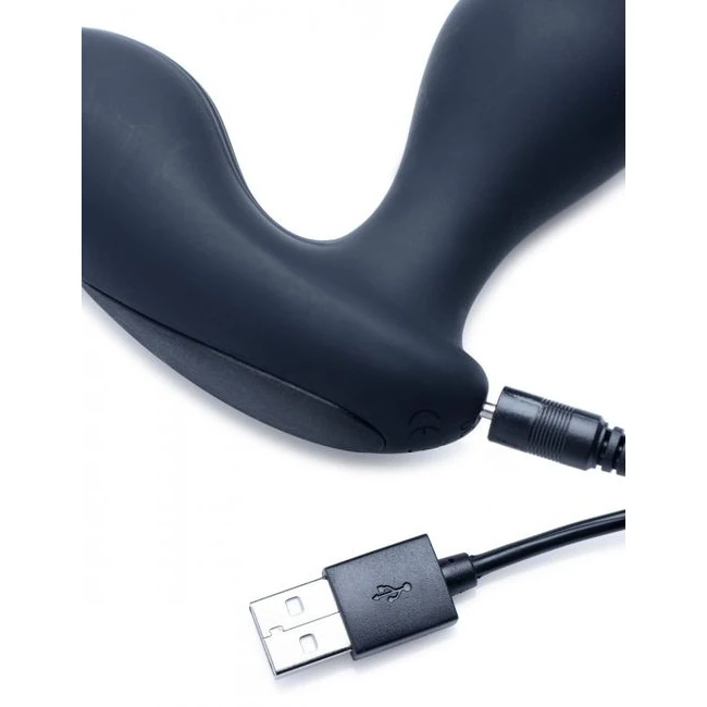 Alpha-Pro 7x P-Gyro Silic Prostate Stimulator - Remote Control and Power