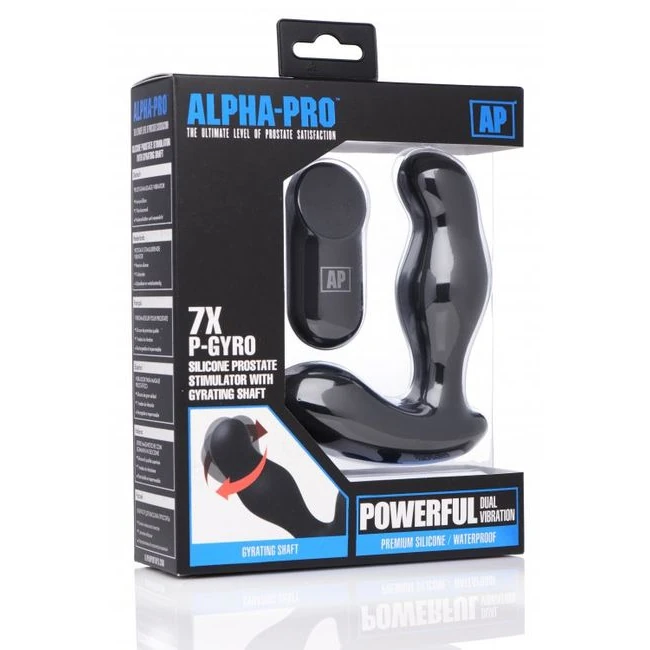 Alpha-Pro 7x P-Gyro Silic Prostate Stimulator - Materials and Care