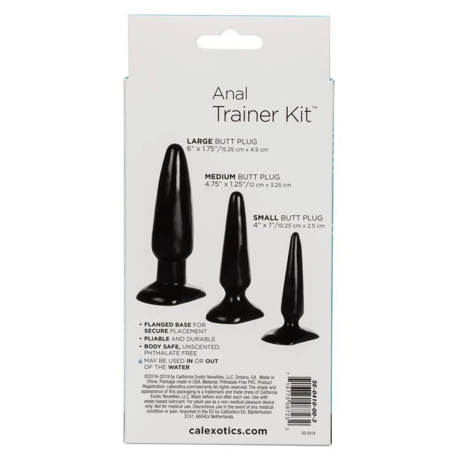 Anal Trainer Kit - Material & Care