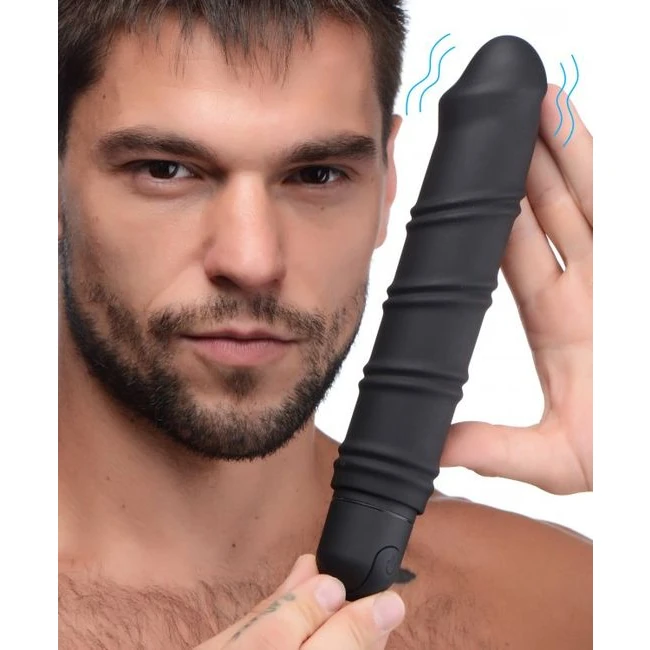 Bang! Xl Bullet & Swirl Silicone Sleeve Black - Overview