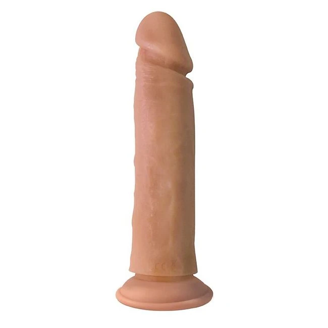 Big Shot Vibrating R Control Silicone Dong No Balls - Material Feel