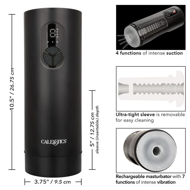 Bionic Sucking & Vibratin Masturbator - Vibration & Suction Modes