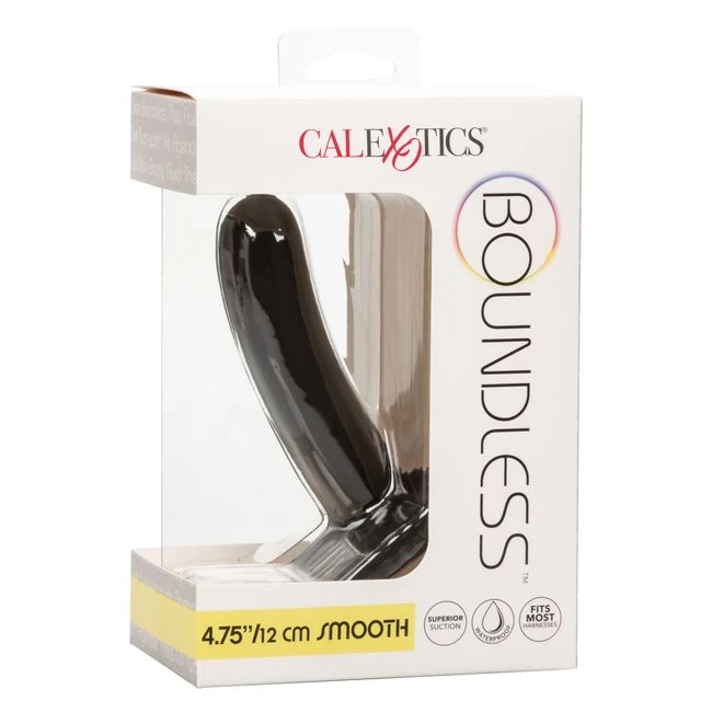 Boundless 4.75 in Smooth Black - Experience Deep Internal Stimulation