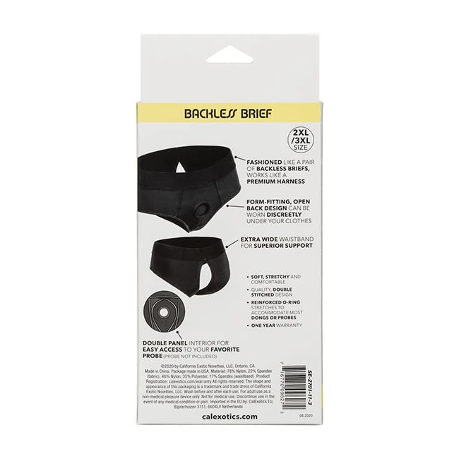 Boundless Backless Brief 3xl Harness Black - Overview of the Boundless Backless Brief 3XL Harness