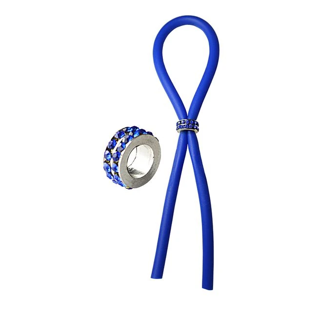 C-ring Lasso Blue Gems Be Silicone Blue - Key Details