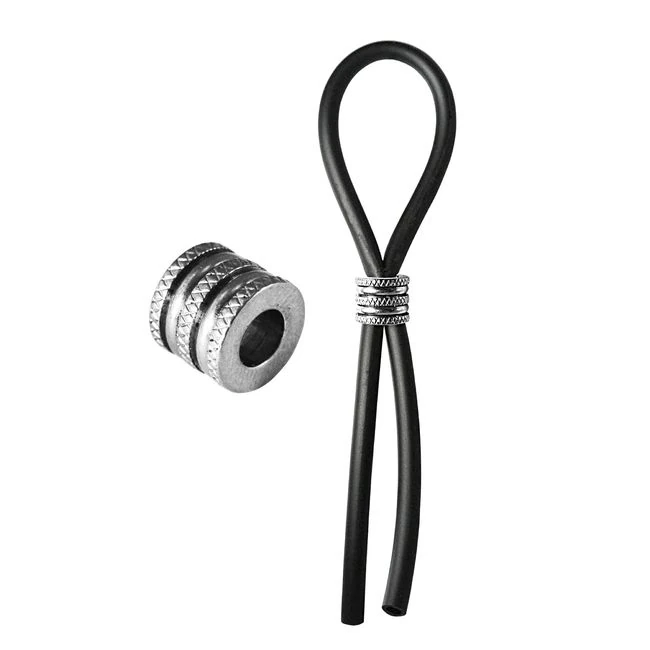 C-ring Lasso Criss Cross Silicone Black - Key Details