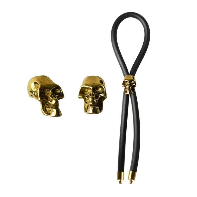 C-ring Lasso Gold Skull B Silicone - Overview