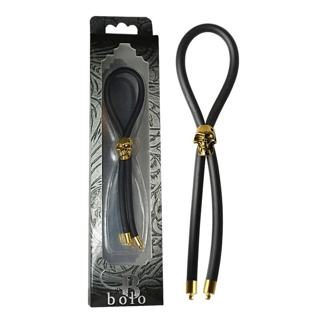 C-ring Lasso Gold Skull B Silicone - What Stands Out