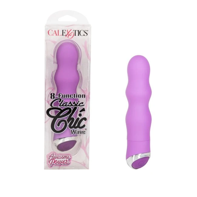 Classic Chic Wave 8 Funct Purple - Experience Waves of Pleasure with the Classic Chic Wave 8