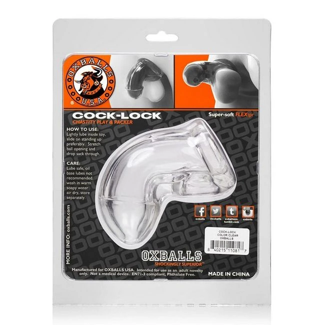 Cock-lock Chastity Clear - Grip & Control