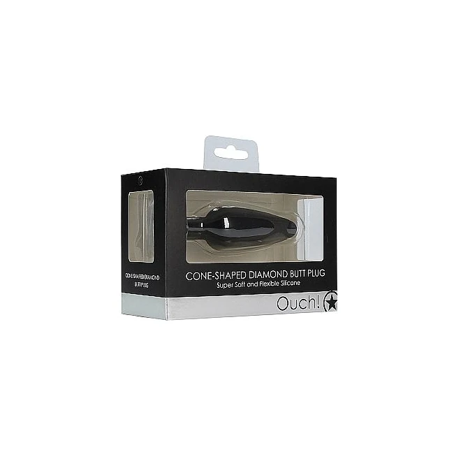 Cone-shaped Diamond Butt Black - Shape & Comfort