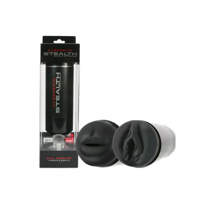Cyberskin Stealth Double Stroker Vagina & Mouth - Power & Performance