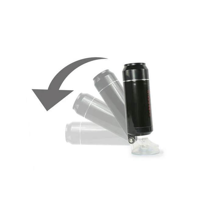 Cyberskin Stealth Pussy Stroker Black - Experience Realistic Sensations with Cyberskin