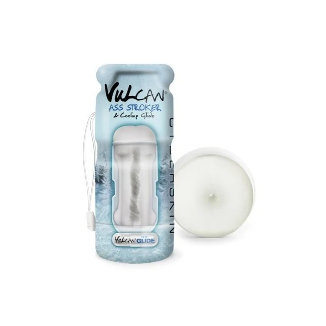 Cyberskin Vulcan Ass Stro W/ Cooling Glide Frost - Material Feel & Features