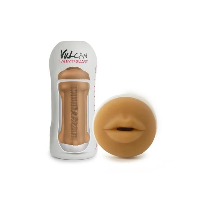 Cyberskin Vulcan Deep Thr Mocha Stroker - Shape & Texture