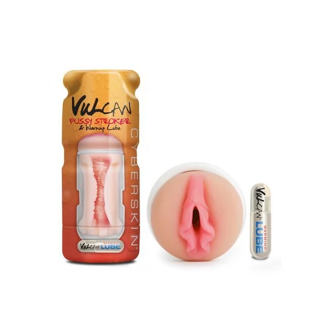Cyberskin Vulcan Pussy St W/warming Lube - Shape & Texture