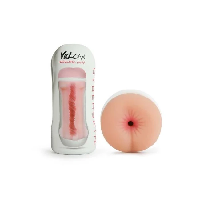 Cyberskin Vulcan Realisti Anus Stroker - Material Feel