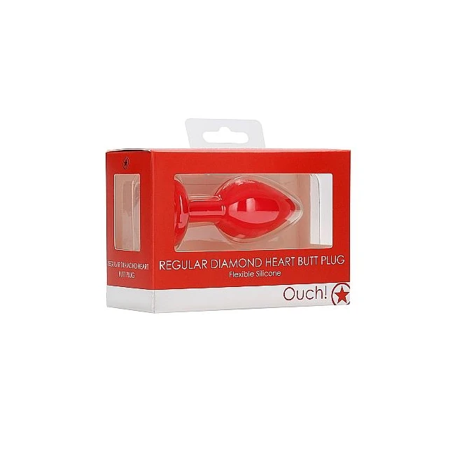 Diamond Heart Butt Plug R - Shape & Comfort