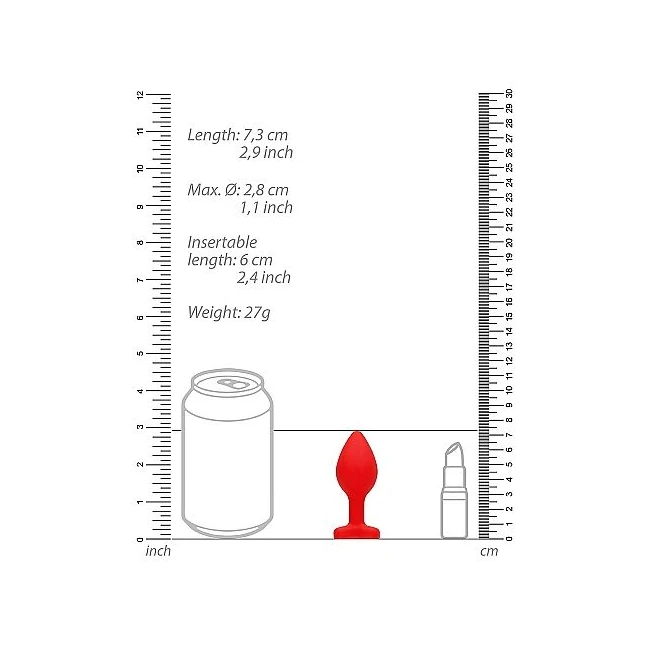 Diamond Heart Butt Plug R - Material & Safety
