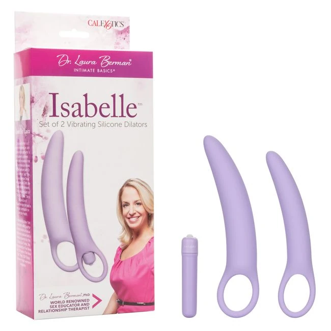 Dr Laura Berman Isabelle Set of 2 Vibrating Silicone Dilators - Enhance Your Pelvic Health and Sensual Experience