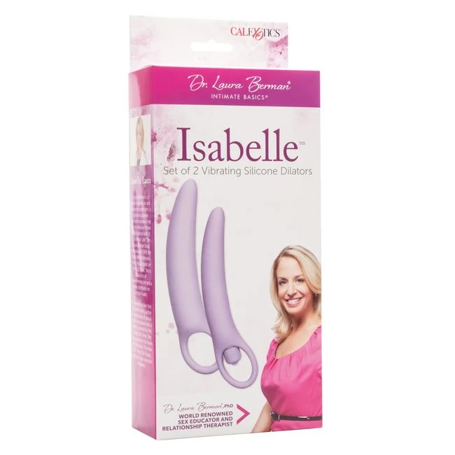 Dr Laura Berman Isabelle Set of 2 Vibrating Silicone Dilators - Ergonomic Design for Comfort and Effectiveness