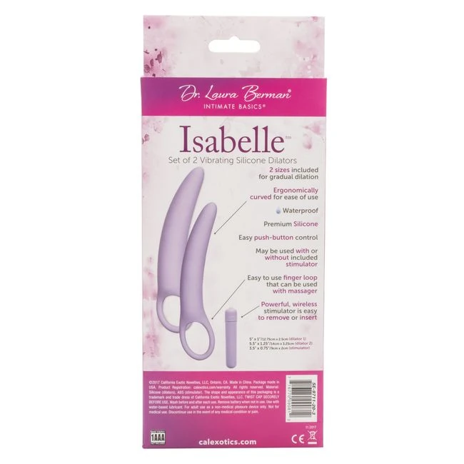 Dr Laura Berman Isabelle Set of 2 Vibrating Silicone Dilators - How It Feels